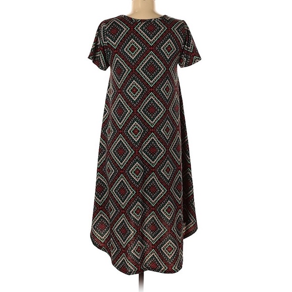 LuLaRoe Cassie Dress With Fall Colors Size Small - Picture 2 of 9